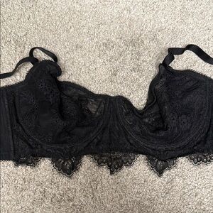Victoria's Secret Black Lace Underwire Bra